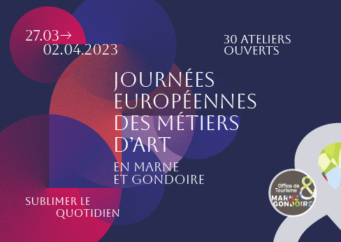 Journées Européennes des métiers d’arts en Marne & Gondoire 27 mars au 2 avril 2023